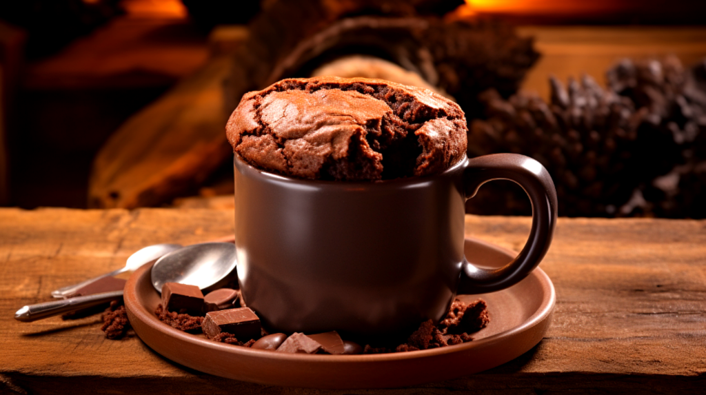 Aprenda como fazer um delicioso brownie de caneca em apenas 4 passos! Receita rápida e irresistível para satisfazer seu desejo por chocolate.