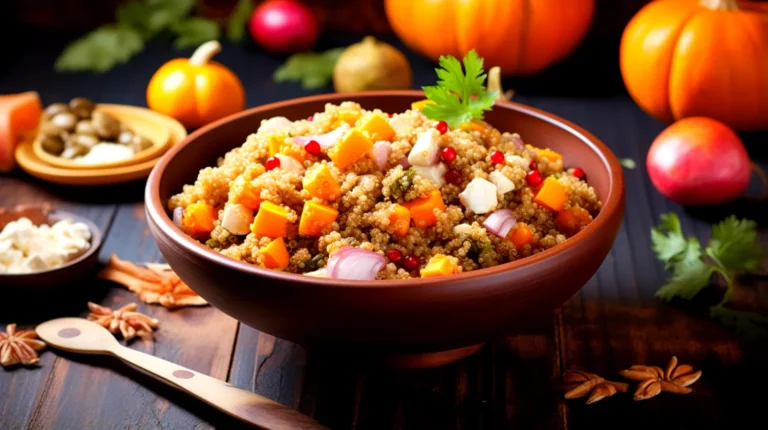 Receita de Salada de Quinoa com Abóbora Fitness Deliciosa e Saudável