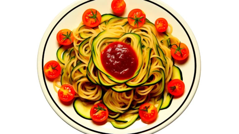 Receita de Espaguete de Abobrinha com Molho de Tomate Fitness Delicioso
