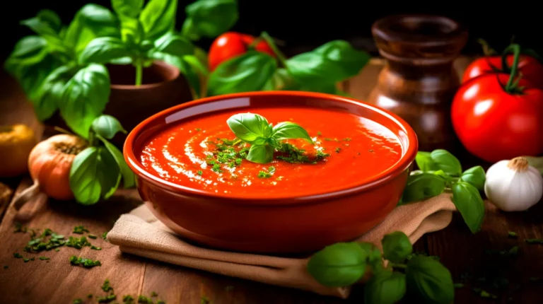 Receita de Sopa de Tomate com Manjericão Fitness Deliciosa e Saudável