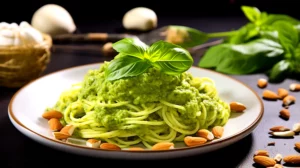 Receita de Espaguete de Abobrinha com Pesto de Manjericão Fitness Deliciosa e Saudável