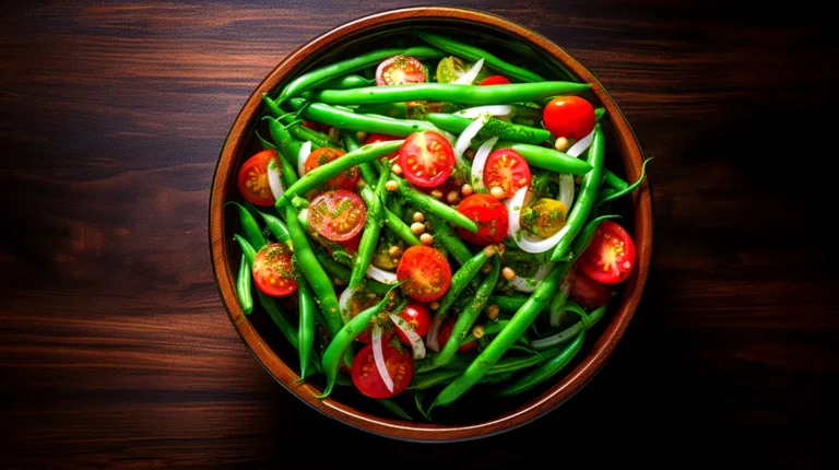 Receita de Salada de Feijão Verde e Tomate Fitness Deliciosa e Saudável