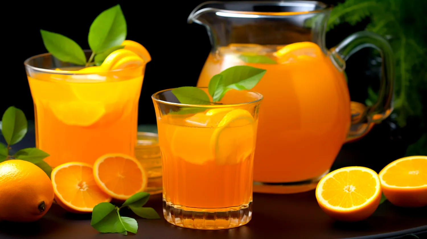 chá de laranja