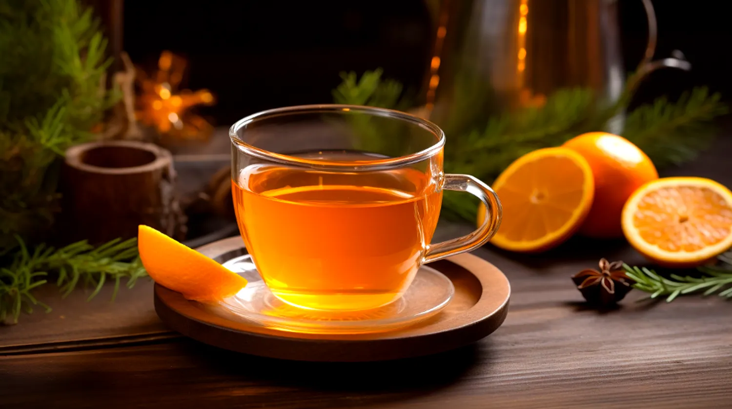 chá de laranja