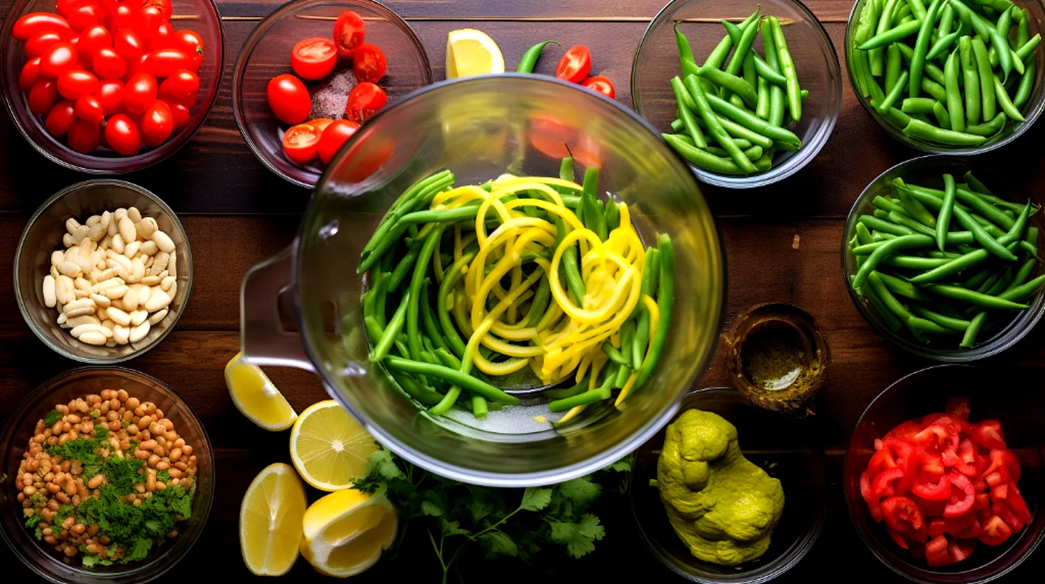 Salada de Feijão Verde e Tomate fitness