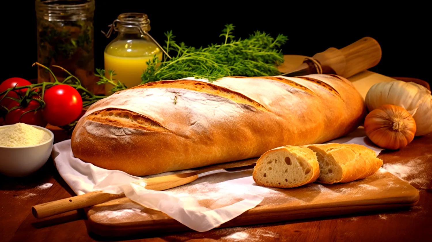 Pão francês caseiro