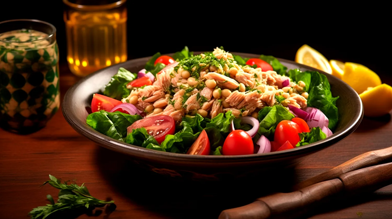 Salada de Atum com Feijão Branco fitness