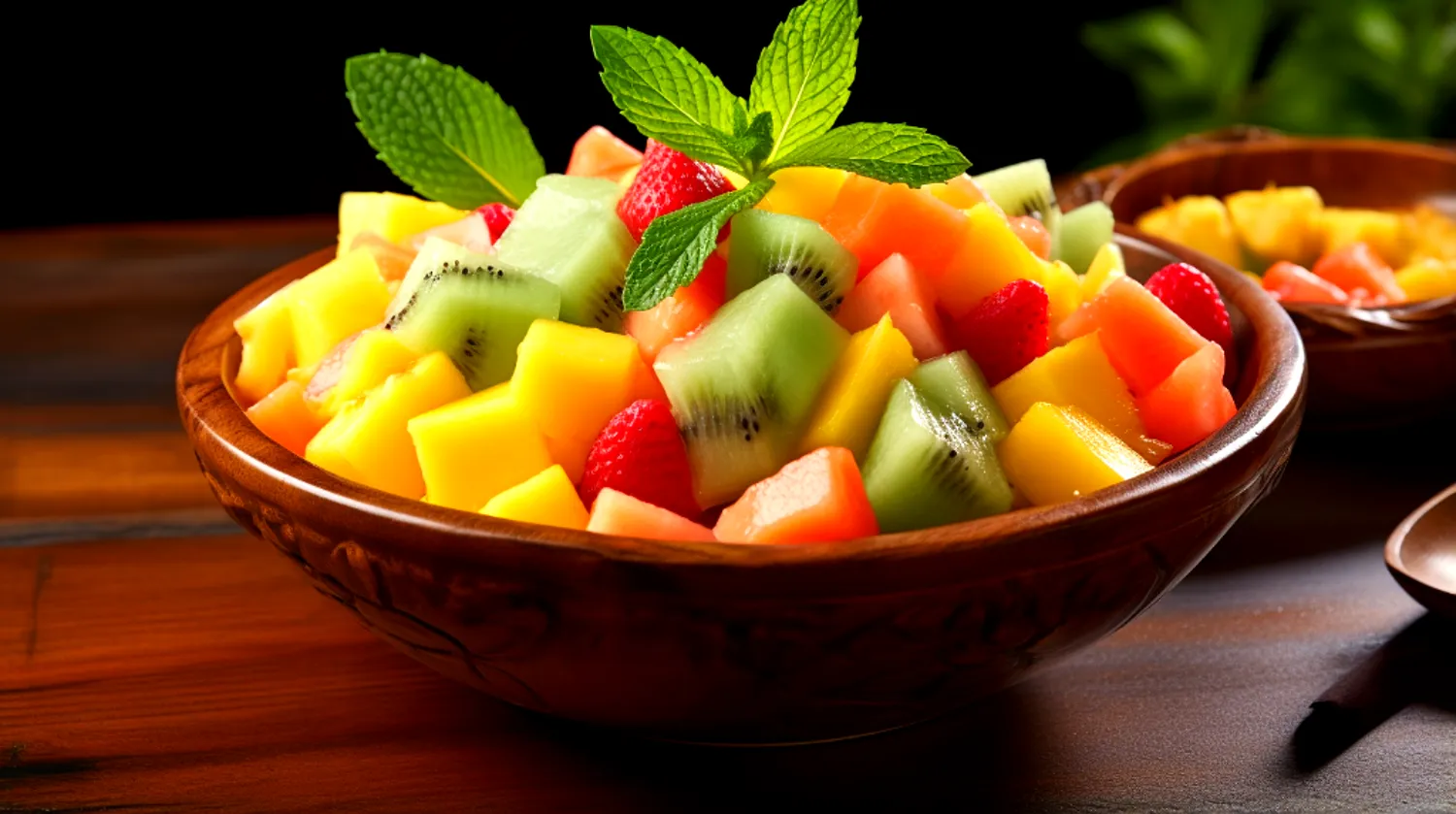 Salada de Frutas Tropicais fitness
